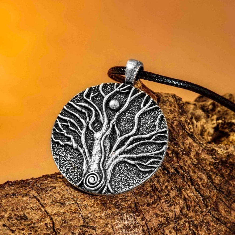 Silver Tree of Life Pendant Necklace